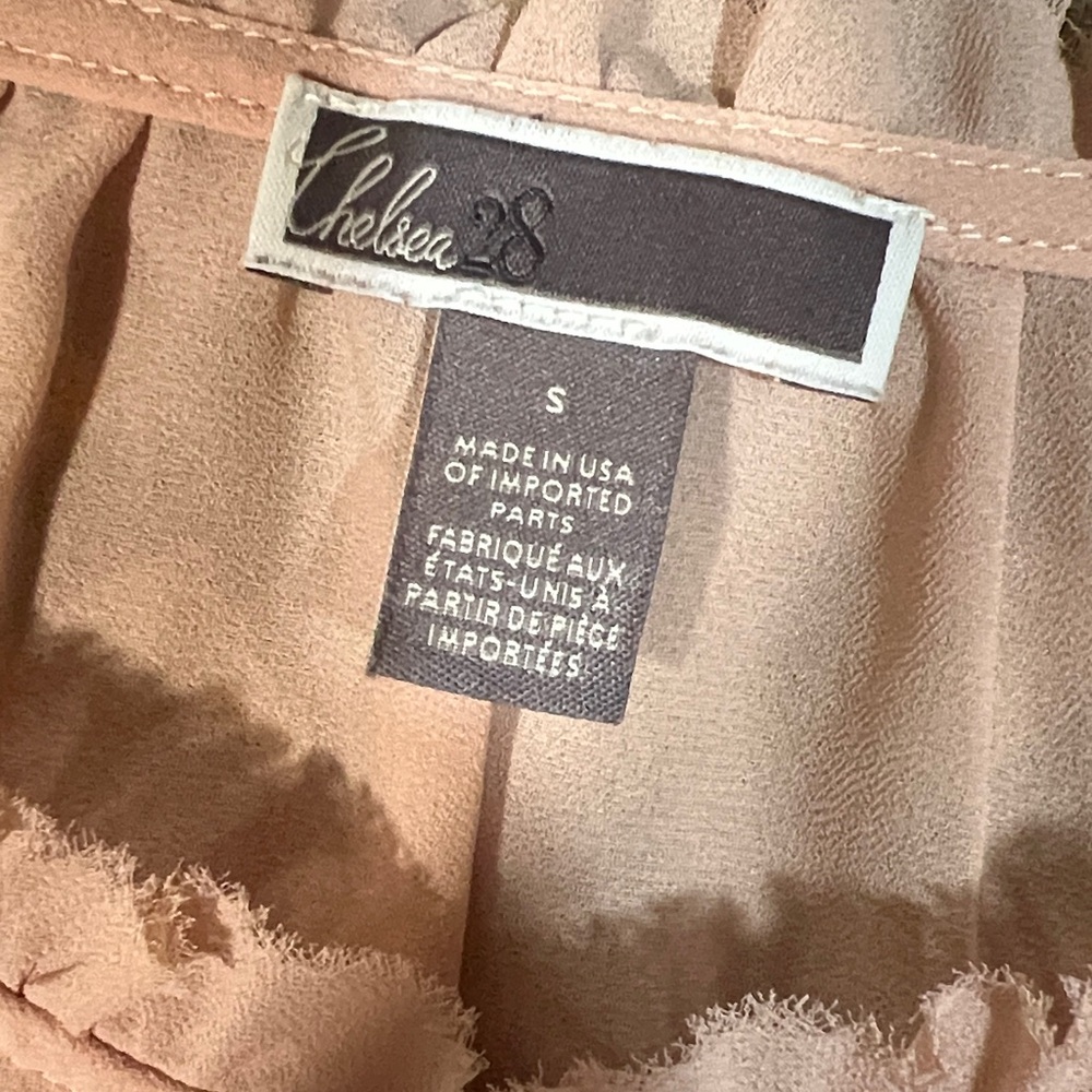 Chelsea28 Elegant Rose Pink Blouse - Picture 9 of 10
